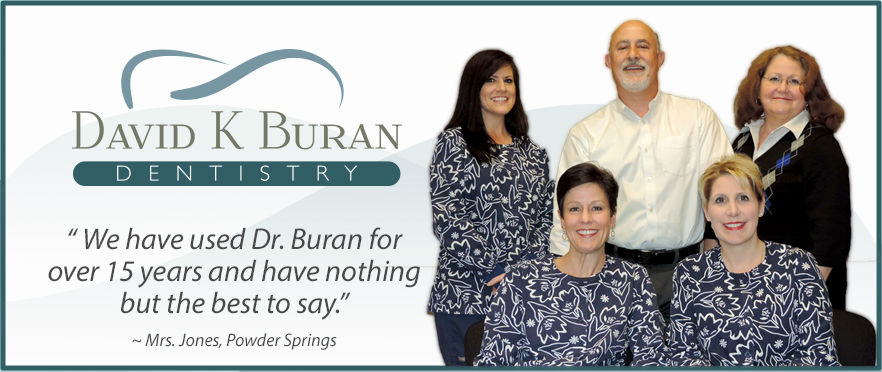 Professional teeth whitening in Acworth by Dr. David Buran.